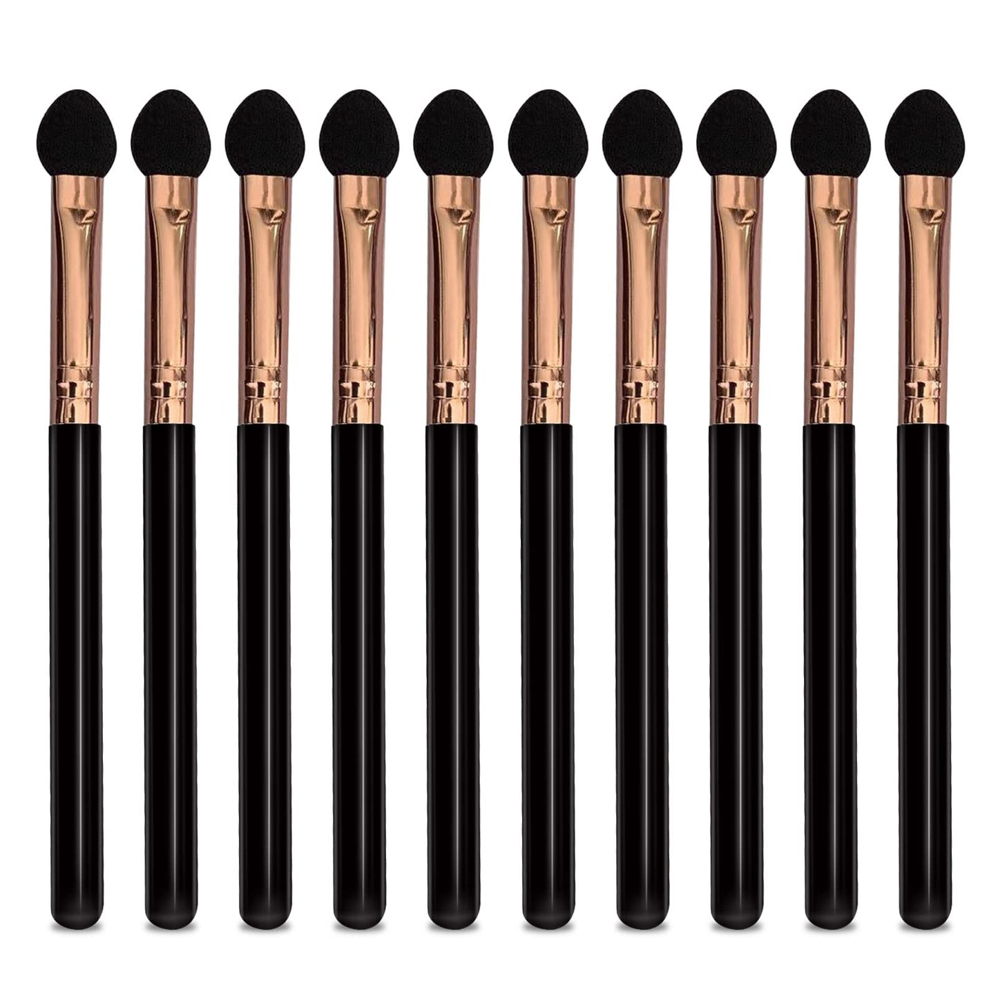 Professional Eyeshadow Applicators Sponge tip Reusable UorPoto 10Pcs Women Blendable Round Foam Makeup Eyeshadow Brush Applicator Set Washable Beauty & Personal Care UorPoto