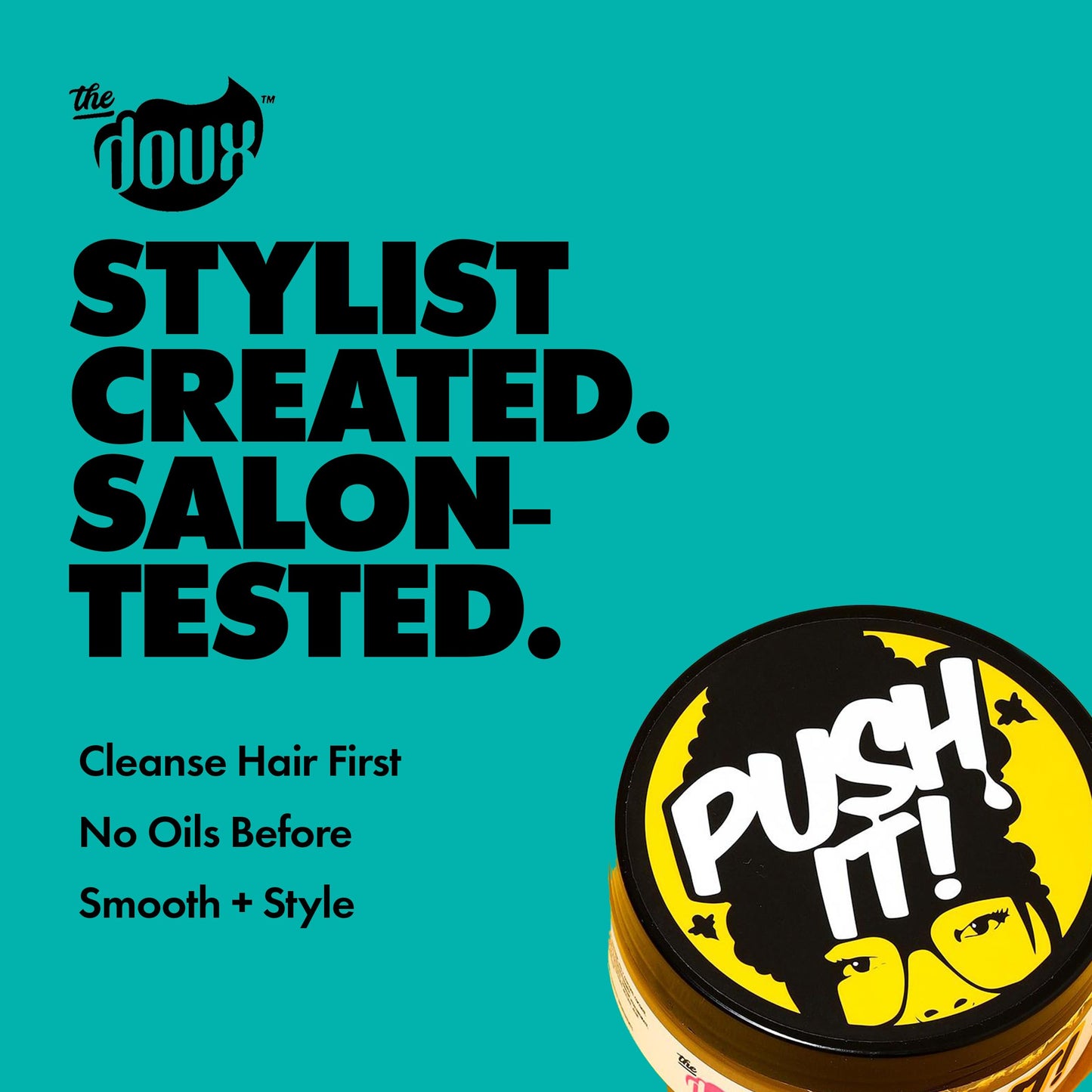 The Doux Push It! Braid & Edge Gel 8.0 Fl Oz (Pack of 1), Gold Beauty & Personal Care The Doux