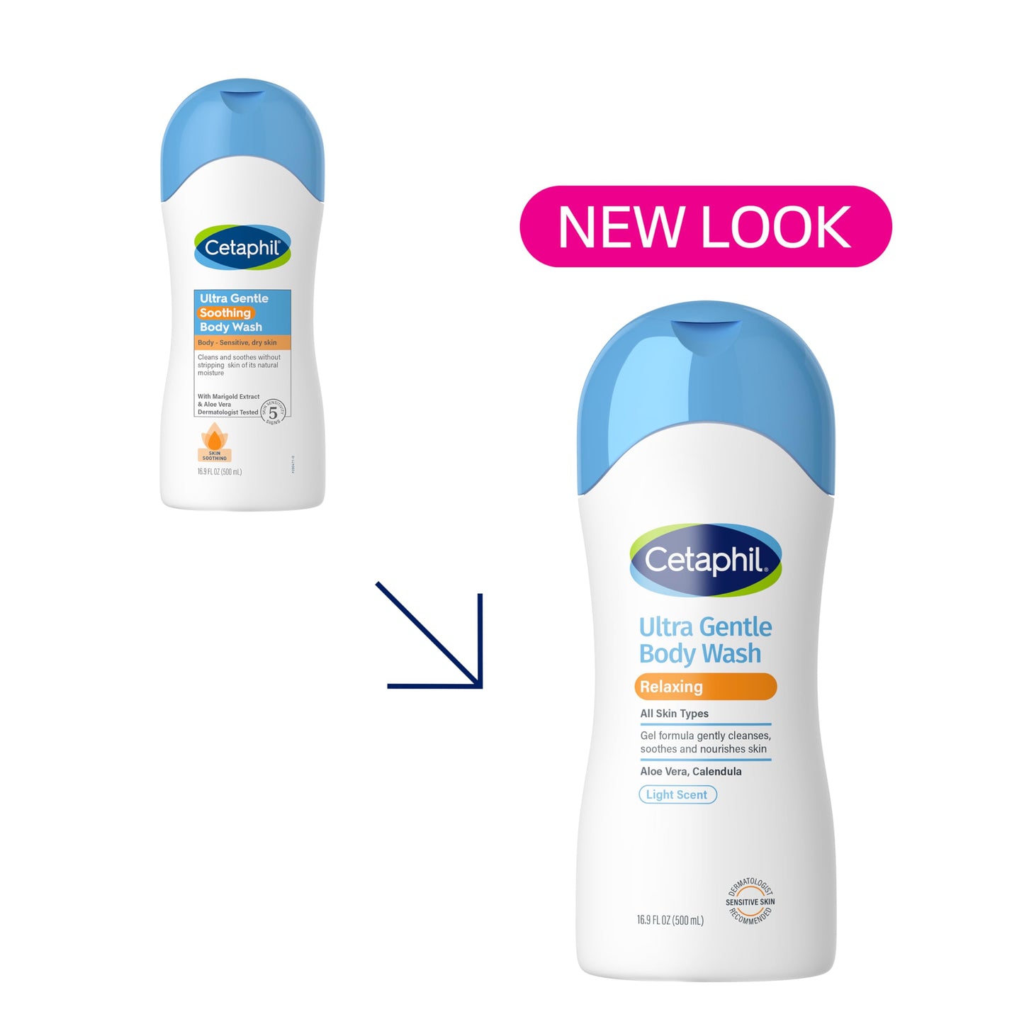 Cetaphil Ultra Gentle Relaxing Body Wash, For Dry to Normal, Sensitive Skin, 16.9oz, with Aloe Vera, Calendula, Vitamin B5, Hypoallergenic Beauty & Personal Care Cetaphil