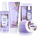 BODY & EARTH Body Mist Gift Set - Spa Gifts for Women, Perfume, Body Lotion, and Body Scrub in a Lavender Dreams Box- Perfect Birthday Gifts for Moms Beauty & Personal Care BODY & EARTH