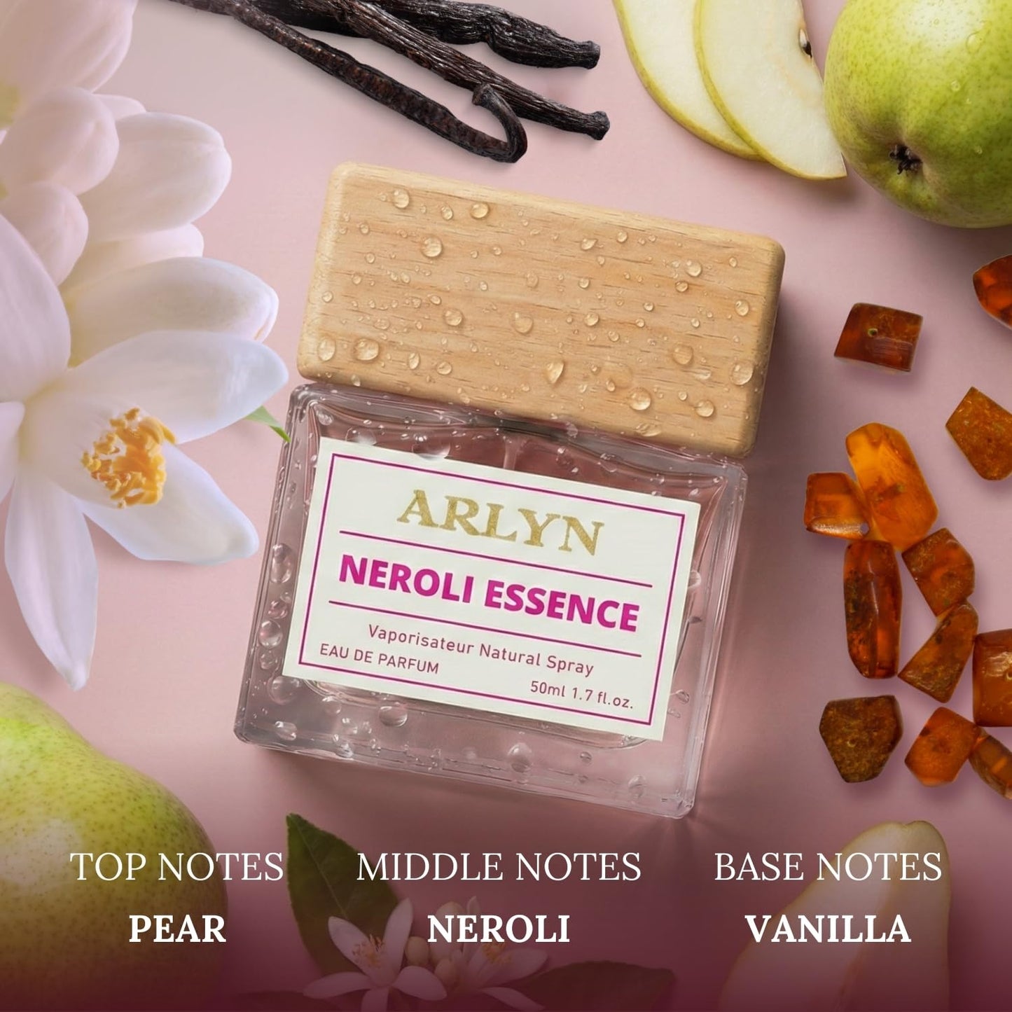 ARLYN Neroli Essence Eau De Parfum Inspired by Pr.da Pra.do.xe, Long-Lasting Perfume for Women, Vegan & Eco-Conscious with Clean Ingredients, Orange Beauty & Personal Care ARLYN BY BELLEVUE PARFUMS