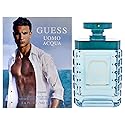Guess Uomo Acqua Eau de Toilette Cologne Spray For Men, 3.4 Fl. Oz. Beauty & Personal Care GUESS