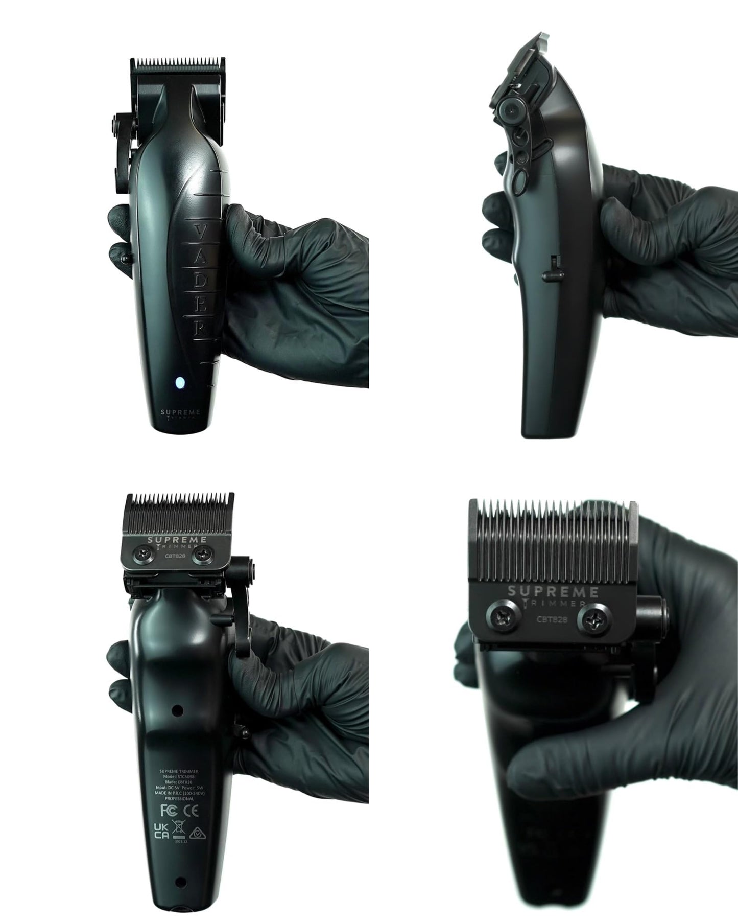 Supreme Trimmer Vader Clipper with DLC Taper Blade STC5098 - 210 Min Run Time 7500 RPM Hair Trimmer - Professional Brushless Motor Barber Clipper Beauty and Personal Care Supreme Trimmer