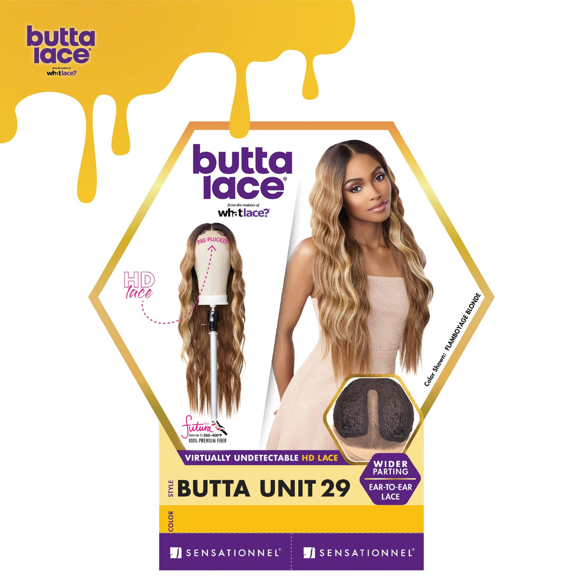 Sensationnel Butta LaceWig-Unit 29, CH27