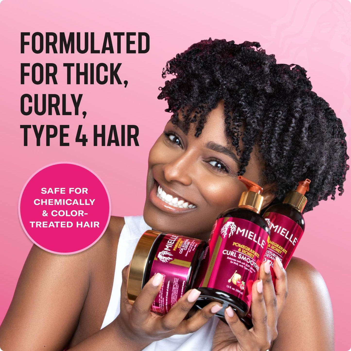 Mielle Organics Pomegranate & Honey Detangling Conditioner for Curly Hair - Deep Moisturizing Conditioner to Help Strengthen Strands, Prevents Beauty & Personal Care Mielle Organics