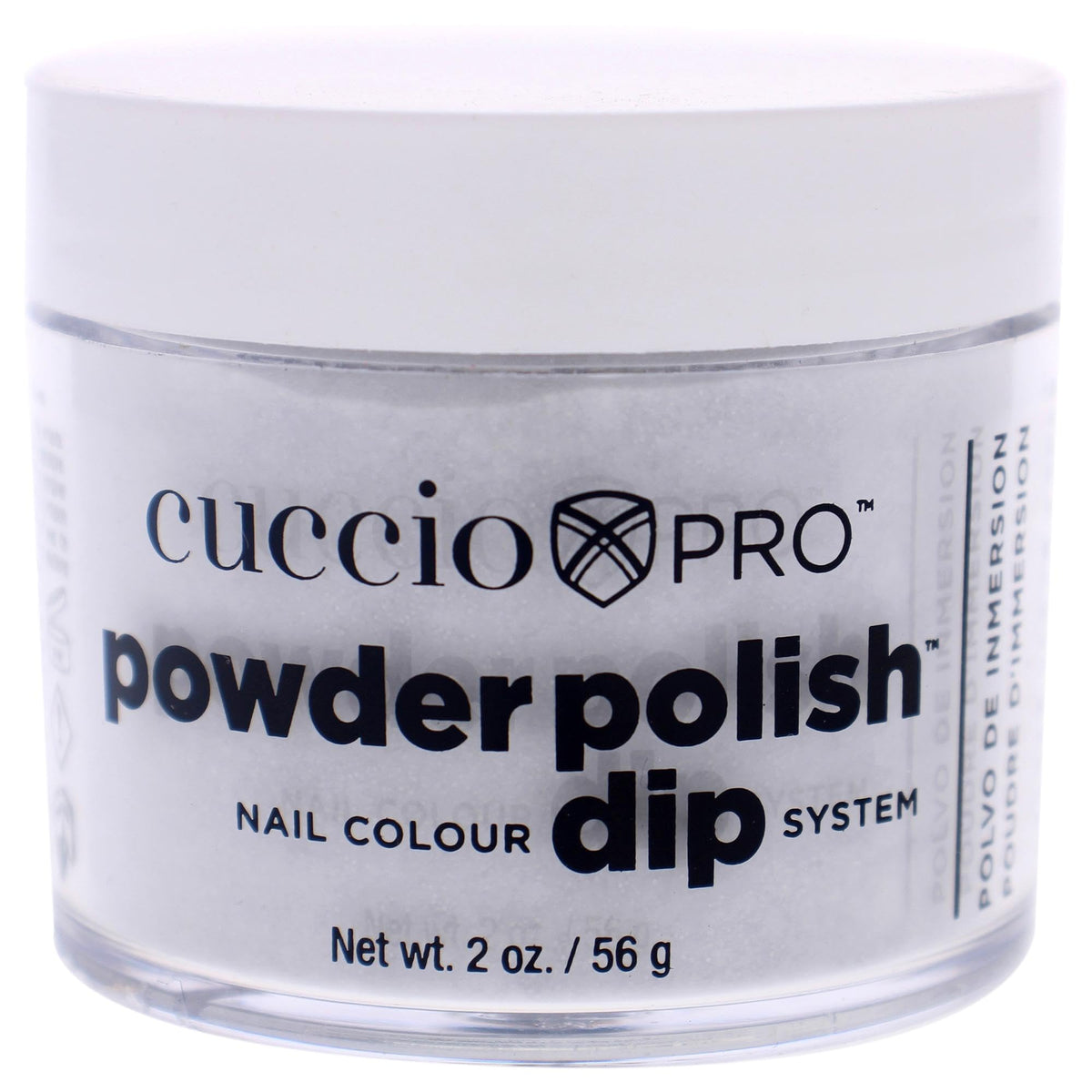 Cuccio Pro Powder Polish Dip- Platinum Silver Glitter- Nail Lacquer for Manicures & Pedicures, Easy & Fast Application/Removal- No LED/UV Light