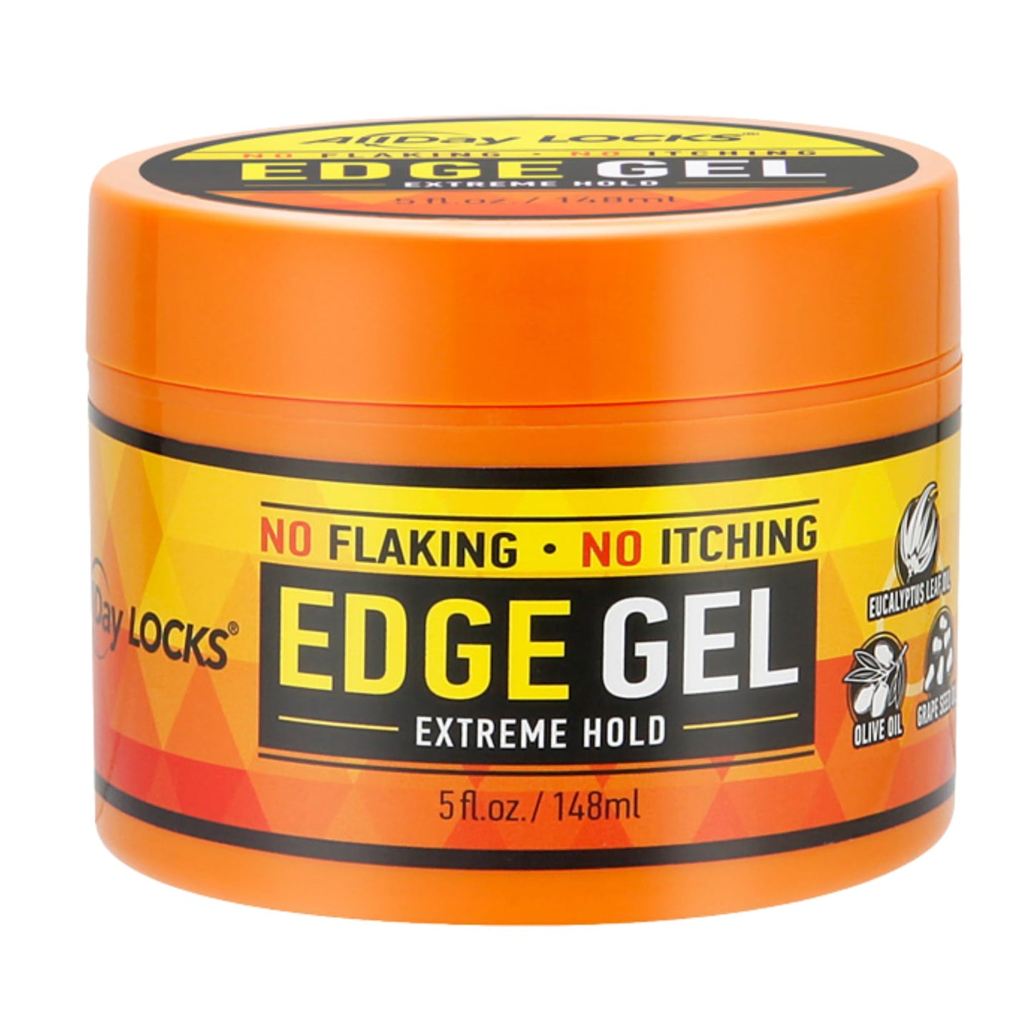 AllDay Locks Edge Gel (5 oz) | Extreme Hold, Moisturizing Edge Control Smoother | Eucalyptus, Rosemary, Olive Oil | No Frizz, Flakes, or Grease | Beauty & Personal Care AllDay Locks