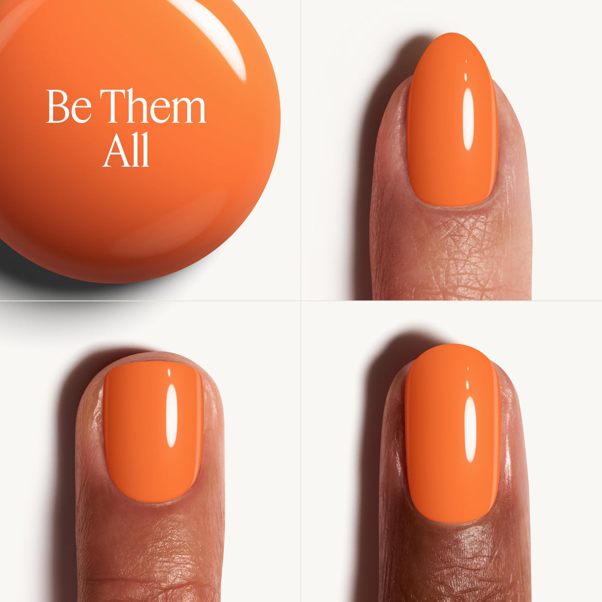 essie Nail Polish, Salon-Quality Orange Nail Polish, Be Them All, Vegan, Be Them All, 0.46 fl oz