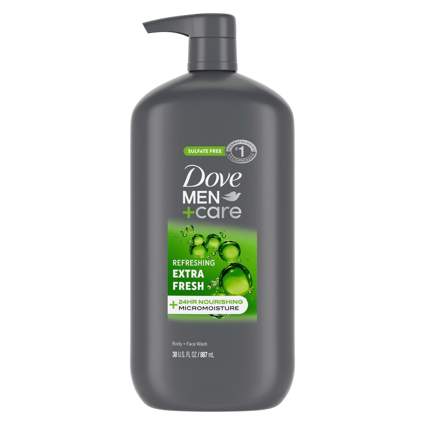 DOVE MEN + CARE Body and Face Wash Refreshing Extra Fresh Men's Body Wash with 24-Hour Nourishing Micromoisture Technology 30 oz Beauty & Personal Care DOVE MEN + CARE