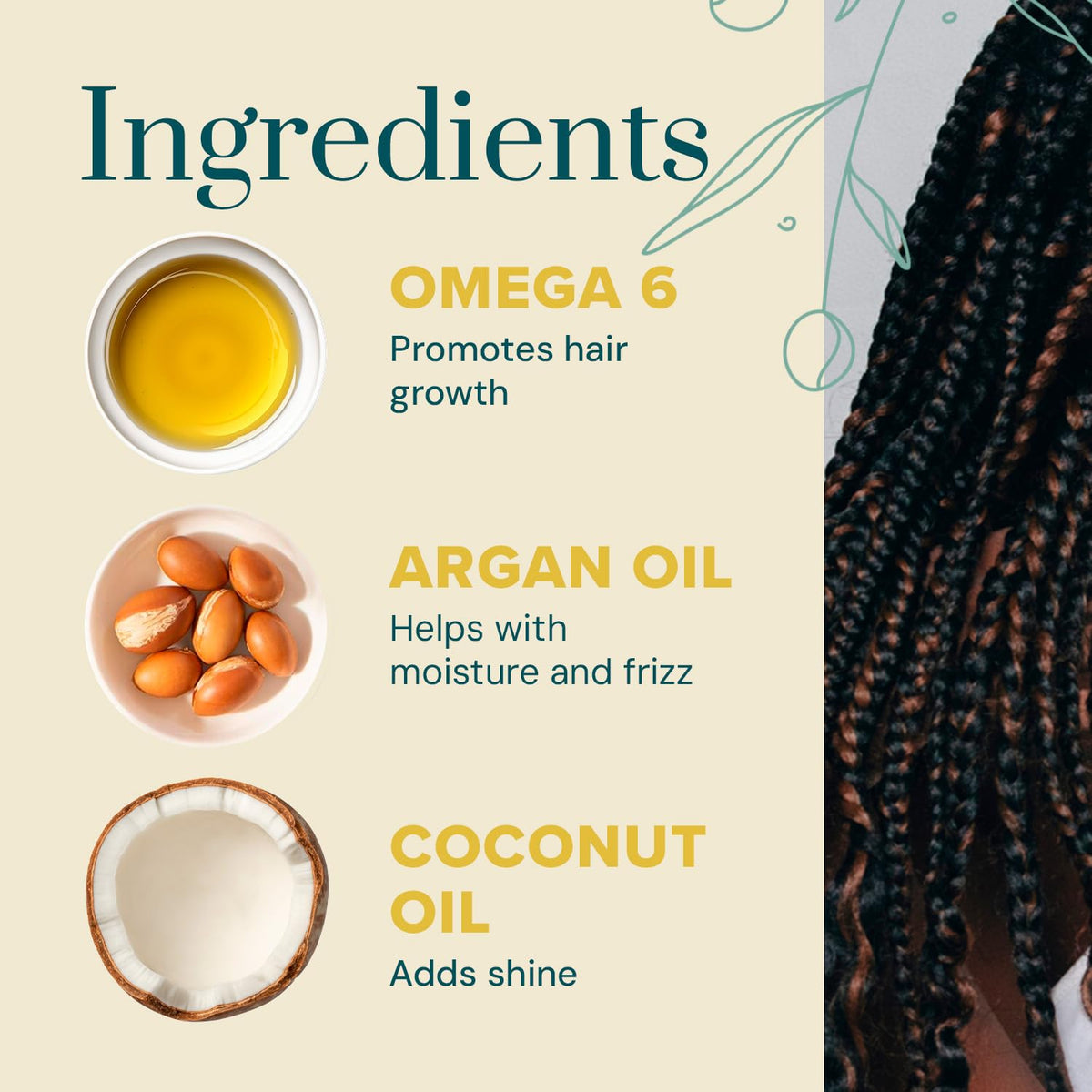 J. AMILA Braiding N Shining Gel - Extreme Hold, Moisture-Rich & Flake-Free - Natural Ingredients for Curly & Coily Hair - Ideal for Braids, Twists Beauty & Personal Care J. AMILA