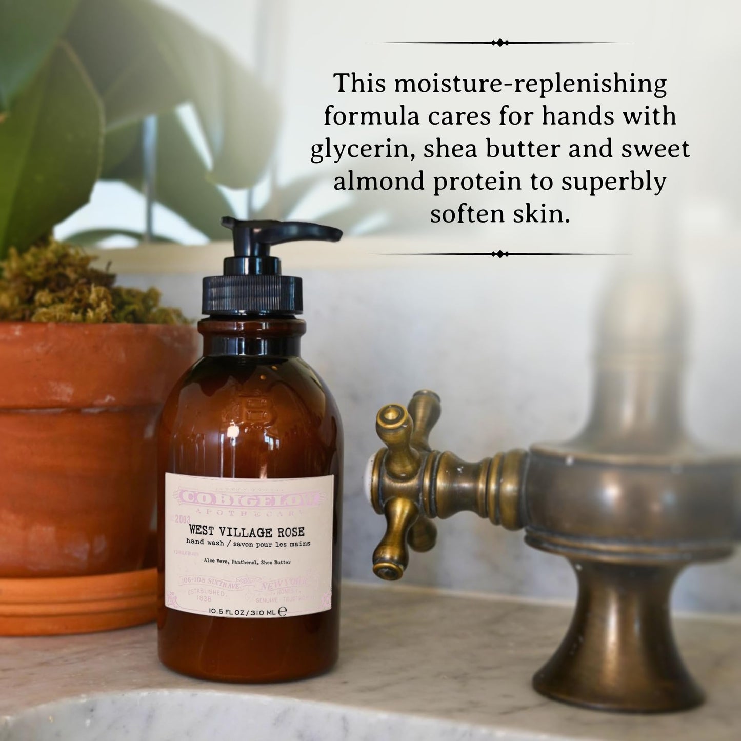 C.O. Bigelow West Village Rose Hand Wash, Iconic Collection Liquid Hand Soap with Shea Butter, Glycerin, Aloe Vera, 10.5 Fl Oz Beauty & Personal Care C. O. Bigelow