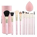 Z'OREYA Makeup Brush Set 12pcs Pink Synthetic Makeup Brushes Travel Set With Holder Makeup Brush Organizer Foundation Powder Contour Blush Eye Beauty & Personal Care Z'OREYA