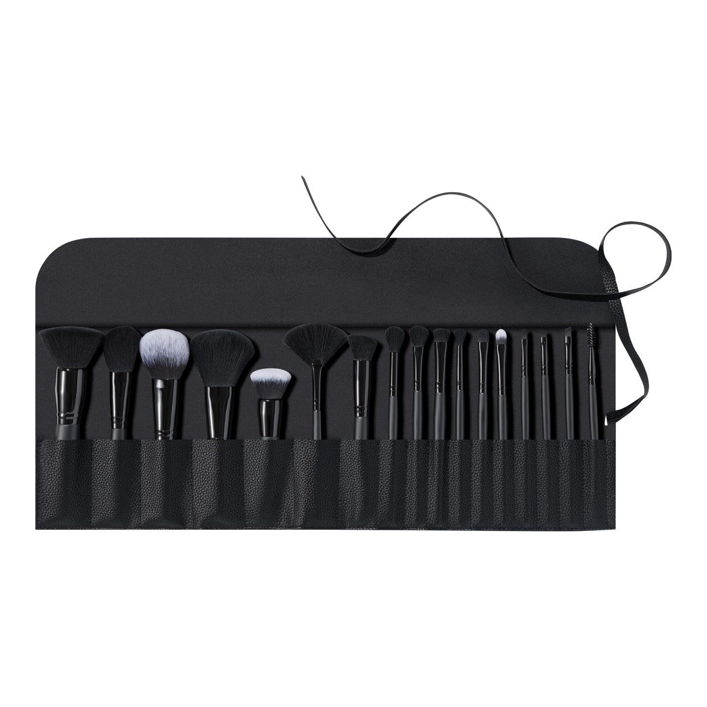 e.l.f. Ultimate Makeup Brush Set & Travel Roll, 17-Piece Brush Kit, Brushes For Eyeshadow, Foundation, Powder, Concealer & more, Vegan Beauty & Personal Care e.l.f.