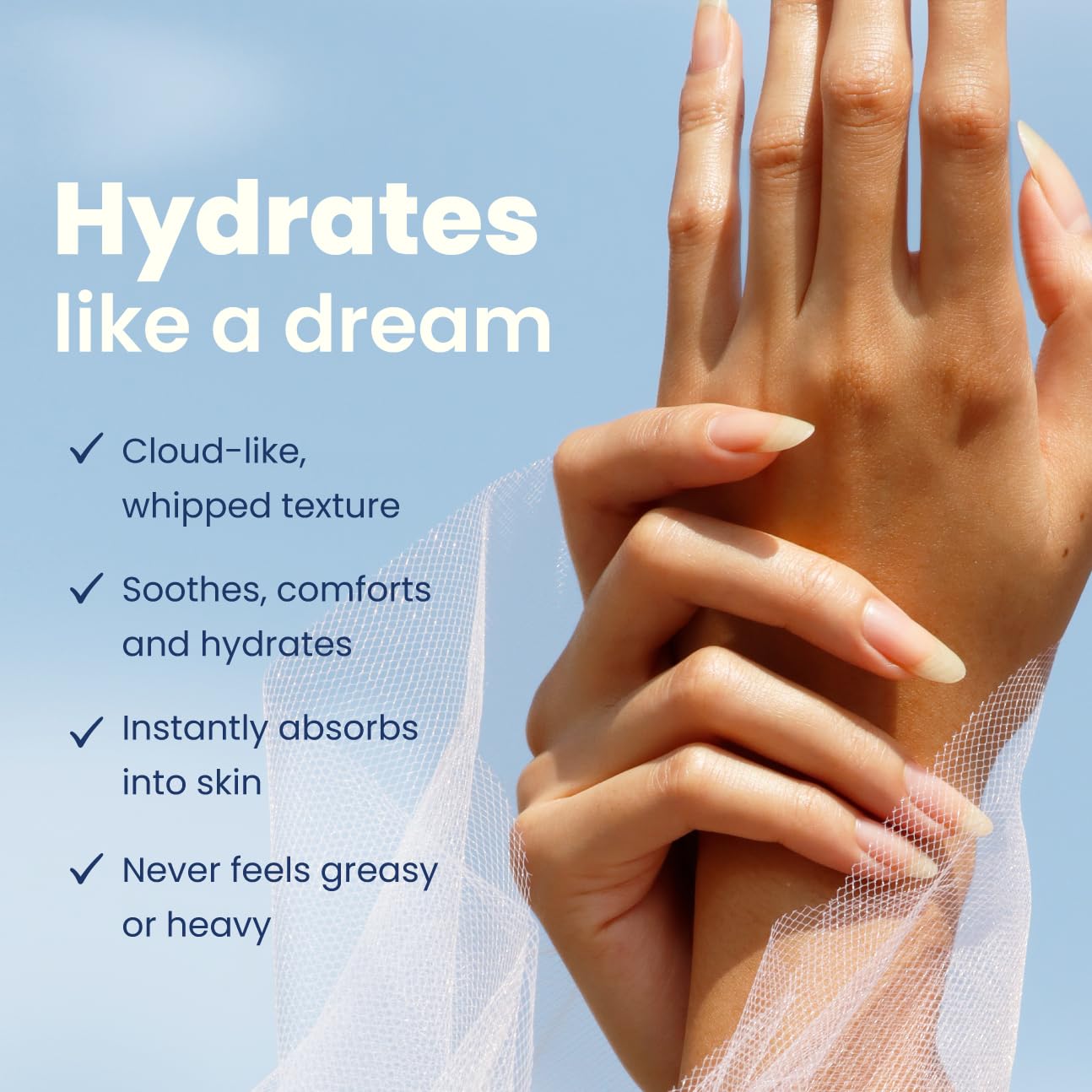 LONDONTOWN kur Whipped Cloud Hydrating, Moisturizing & Fast Absorbing Hand Cream, Vegan & Cruelty Free - 2.5fl oz, 1 Pack Beauty & Personal Care LONDONTOWN