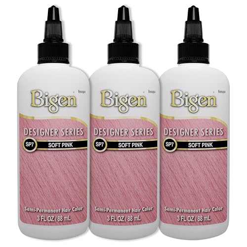 Bigen SP7 Soft Pink Designer Series Semi-Permanent Hair Color (pack of 3) Beauty & Personal Care Bigen