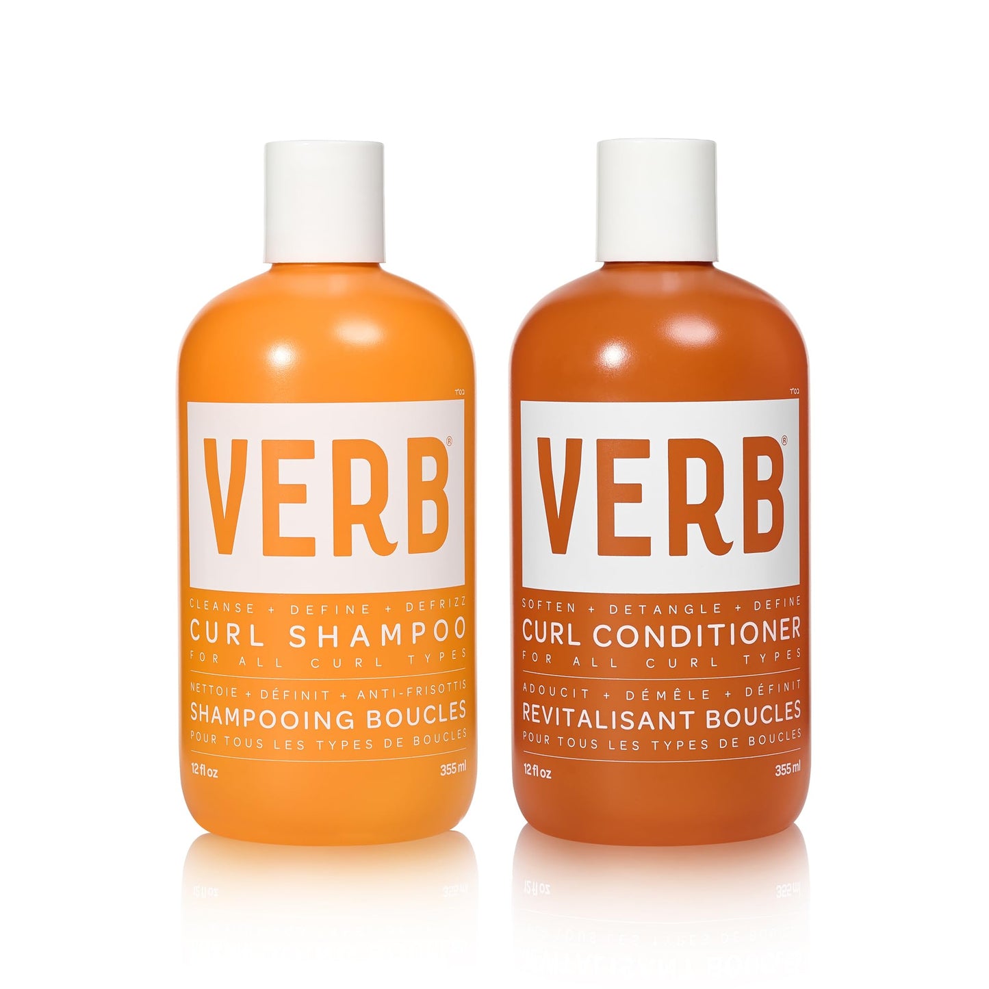 VERB Curl Shampoo + Conditioner Duo, 12 fl oz - Cleanse and Smooth - Frizz Control + Definition- Vegan, No Parabens or Harmful Sulfates Beauty & Personal Care VERB