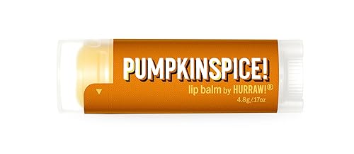 Hurraw! Pumpkin Spice Lip Balm: Organic, Certified Vegan, Cruelty and Gluten Free. Non-GMO, 100% Natural Ingredients. Bee, Shea, Soy and Palm Free. Beauty & Personal Care HURRAW!