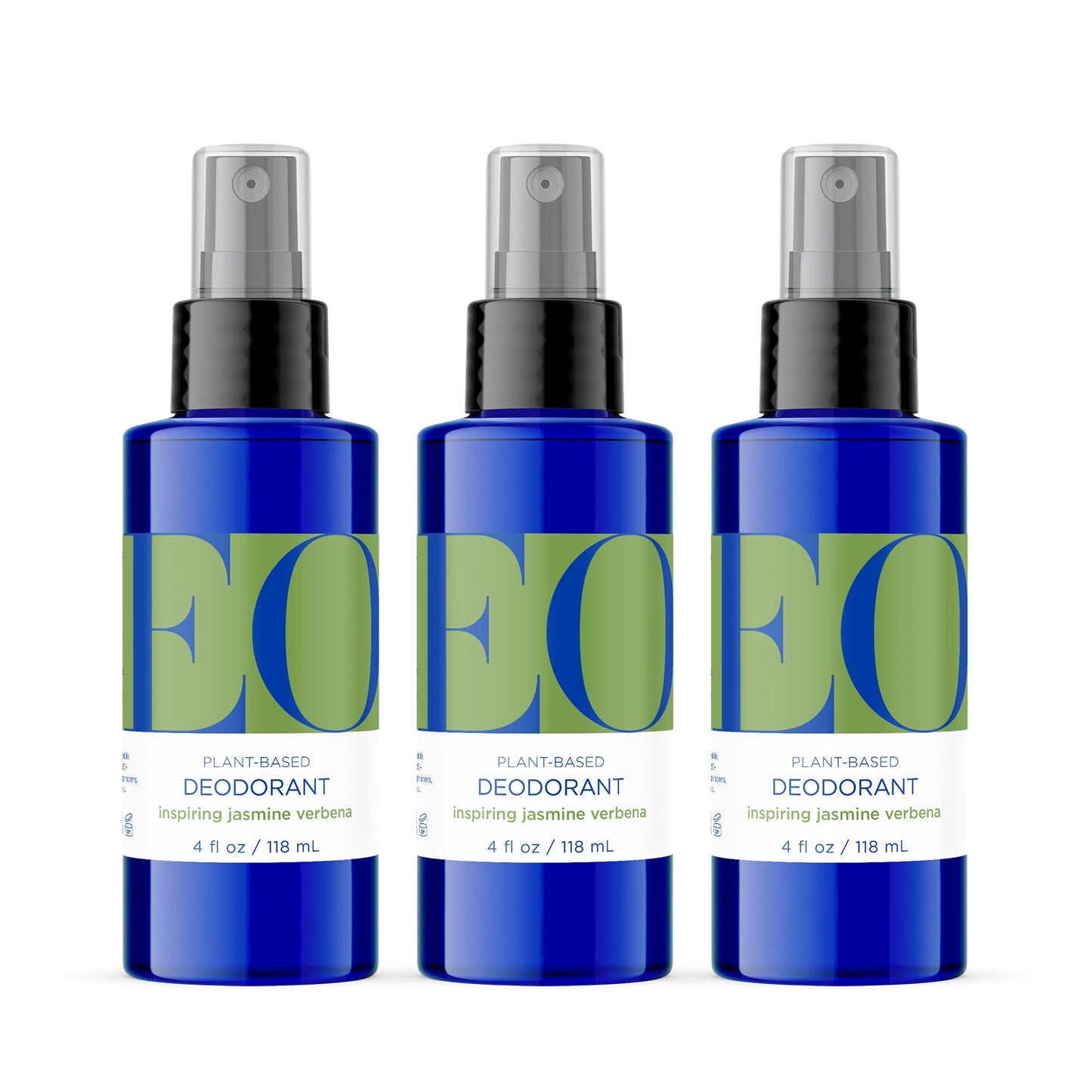 EO Deodorant Spray, 4 Ounce (Pack of 3), Jasmine Verbena, made with Essential Oils for Men and Women Beauty and Personal Care EO