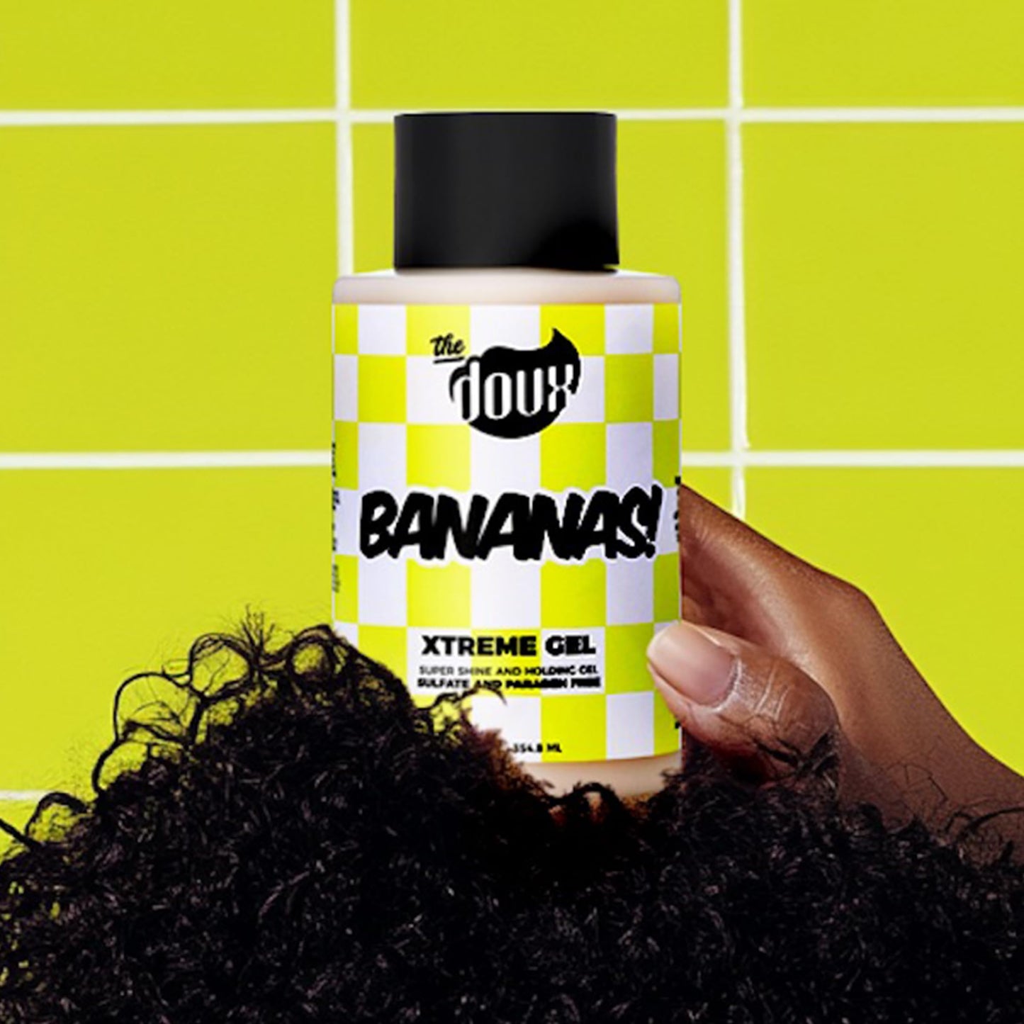 Bananas Xtreme Hold Hair Gel for Curly Hair -Strong Hold Styling Gel with Frizz Control & Shine -Hair Gel for Women & Men, Curl Gel for Wavy Hair Beauty & Personal Care The Doux