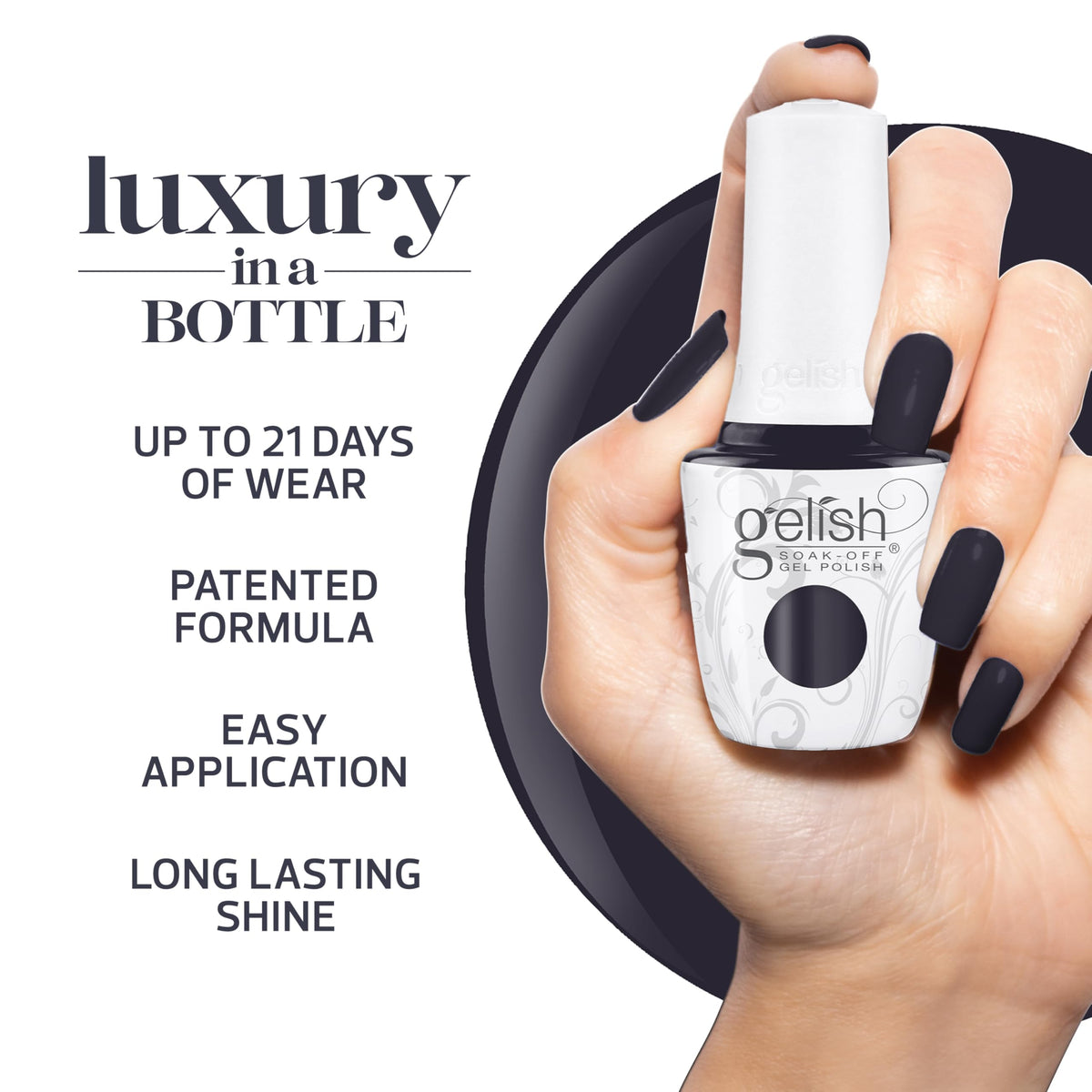 Gelish Living Our Life Collection TPO-Free Gel Nail Polish - Night After Night, 15mL