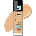 Maybelline Fit Me Matte + Poreless Liquid Oil-Free Foundation Makeup, Soft Tan, 1 Count (Packaging May Vary) Beauty & Personal Care MAYBELLINE
