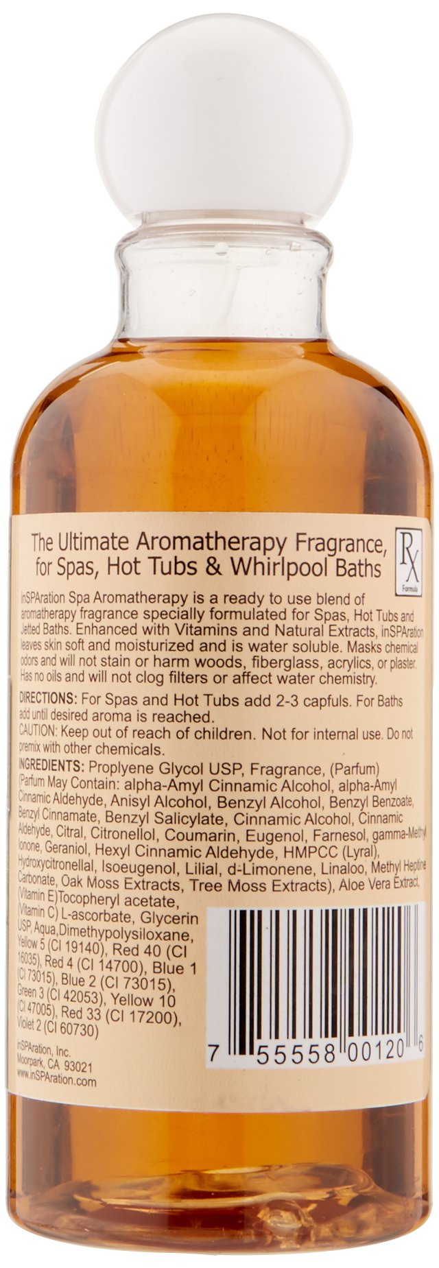 inSPAration Spa and Bath Aromatherapy 120X Spa Liquid, 9-Ounce, Musk Magic, Brown Beauty & Personal Care InSPAration