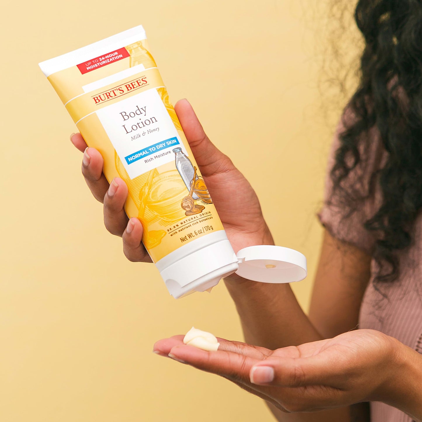 Burt's Bees Naturally Nourishing Milk & Honey Body Lotion 6 oz (Pack of 2) Beauty & Personal Care Burt's Bees