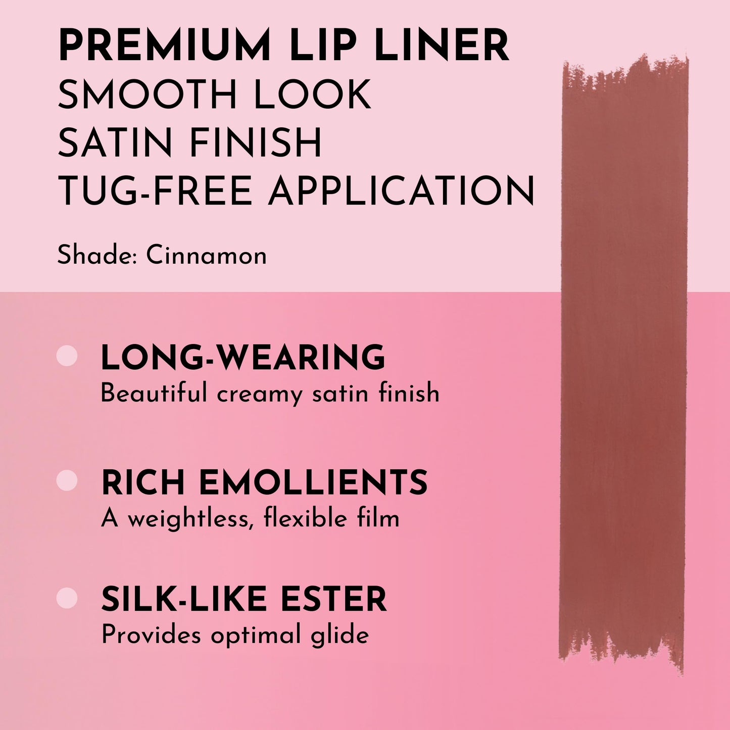 Lawless Forget the Filler Definer Liner - Pink Sand - Premium Lip Liner with Natural Ingredients to Provide a Smooth Look with a Satin Finish, Clean Beauty & Personal Care Lawless