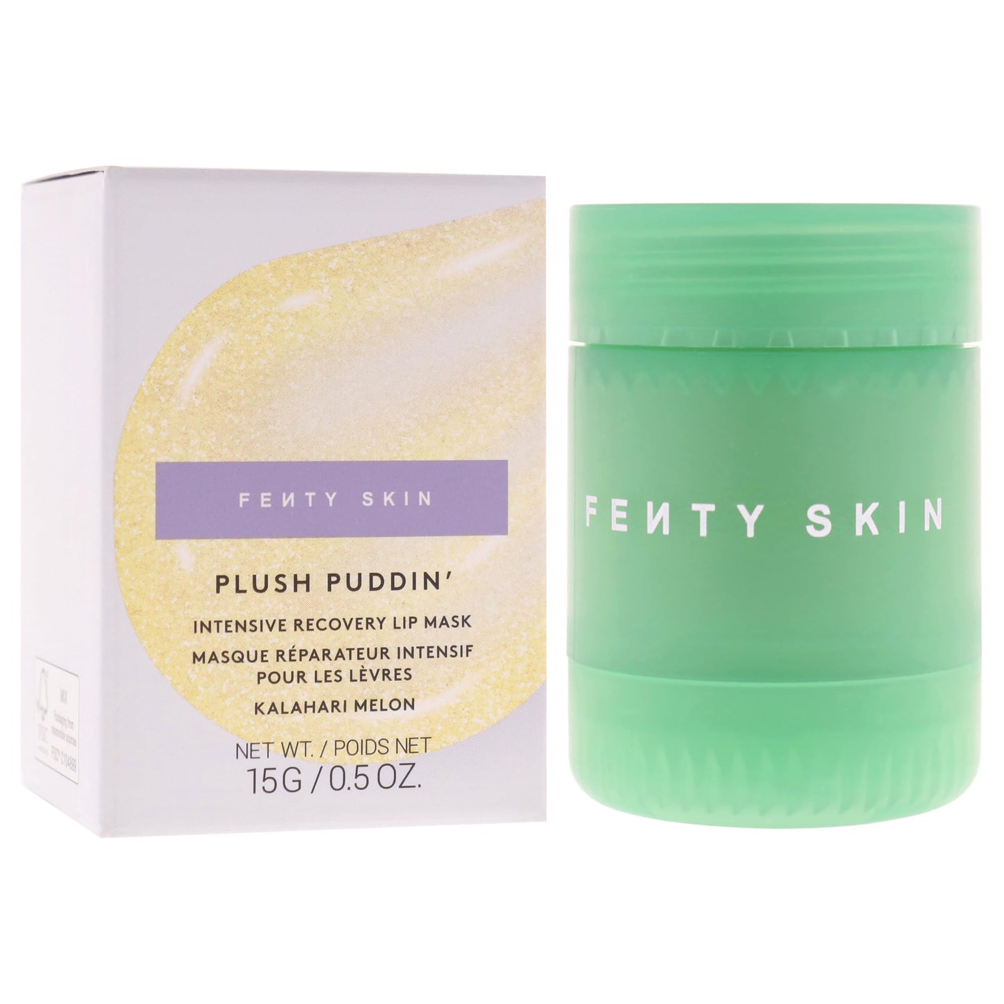 Plush Puddin Intensive Recovery Lip Mask - Kalahari Melon by Fenty Beauty for Women - 0.5 oz Lip Mask Beauty & Personal Care FENTY BEAUTY