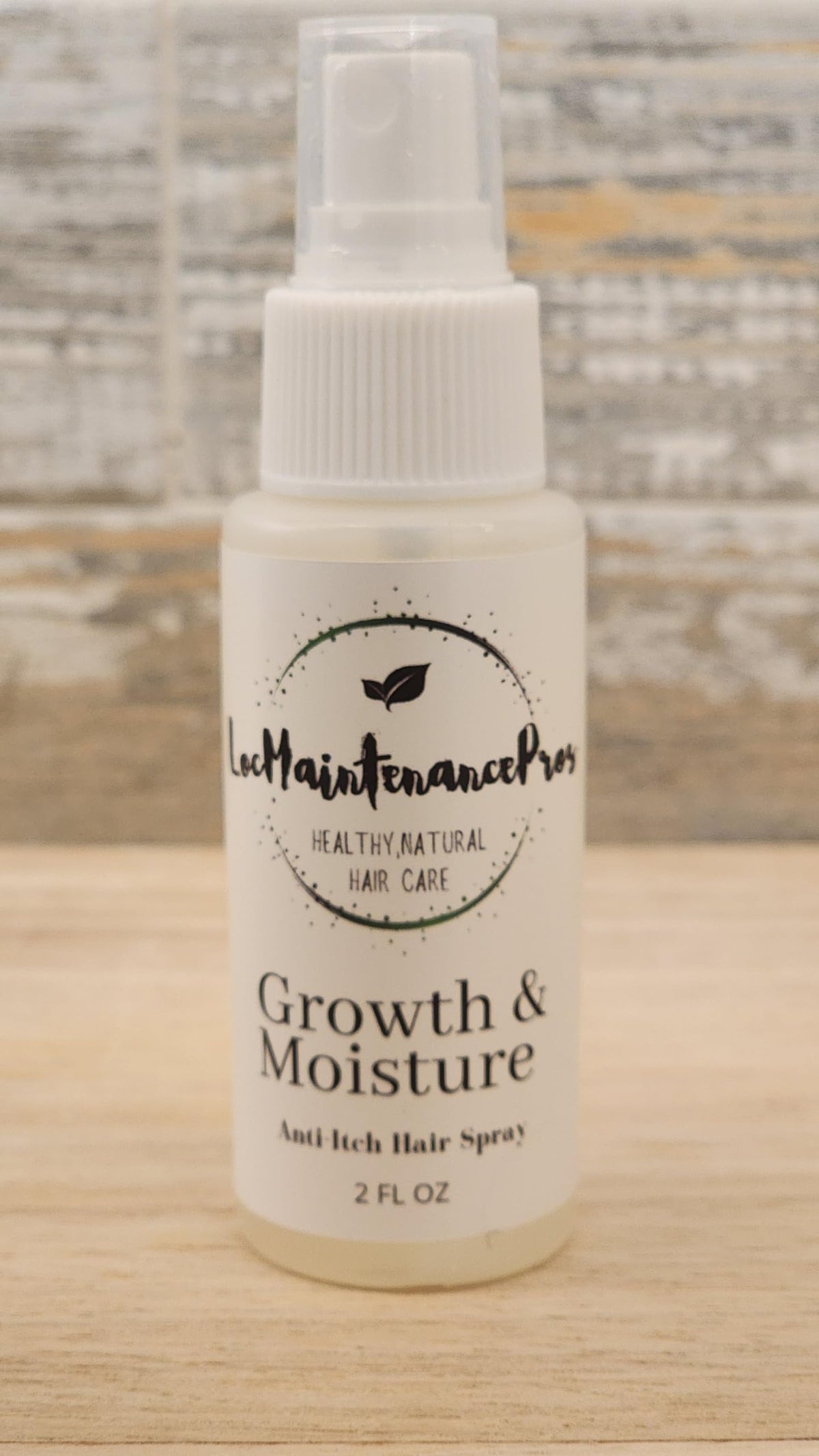 LocMaintenancePros Moisture & Hair Growth Hair Spray/Scalp Oil Bundle With Anti Itch Properties, White