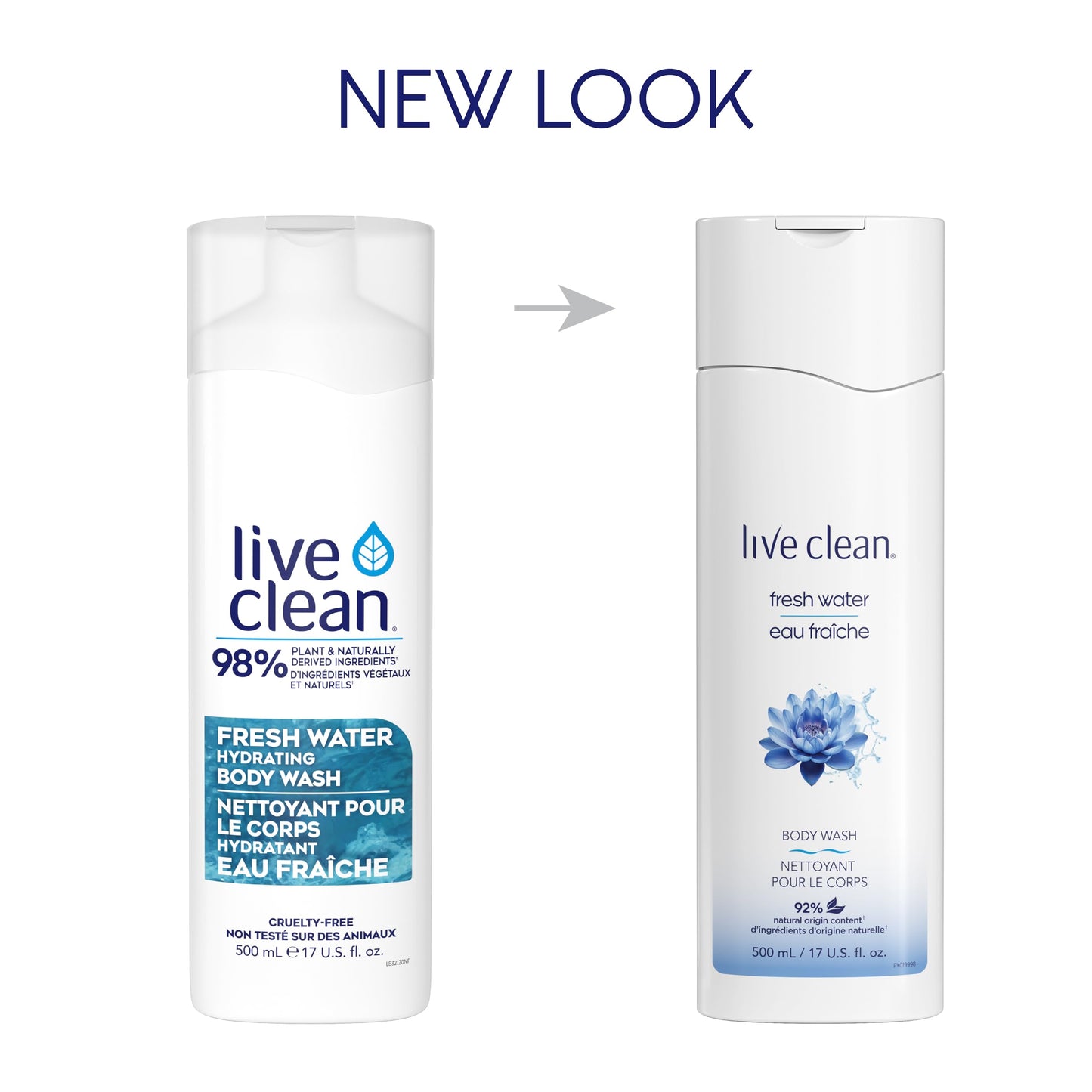Live Clean Body Wash, Hydrating Fresh Water, 17 Oz Beauty & Personal Care Live Clean