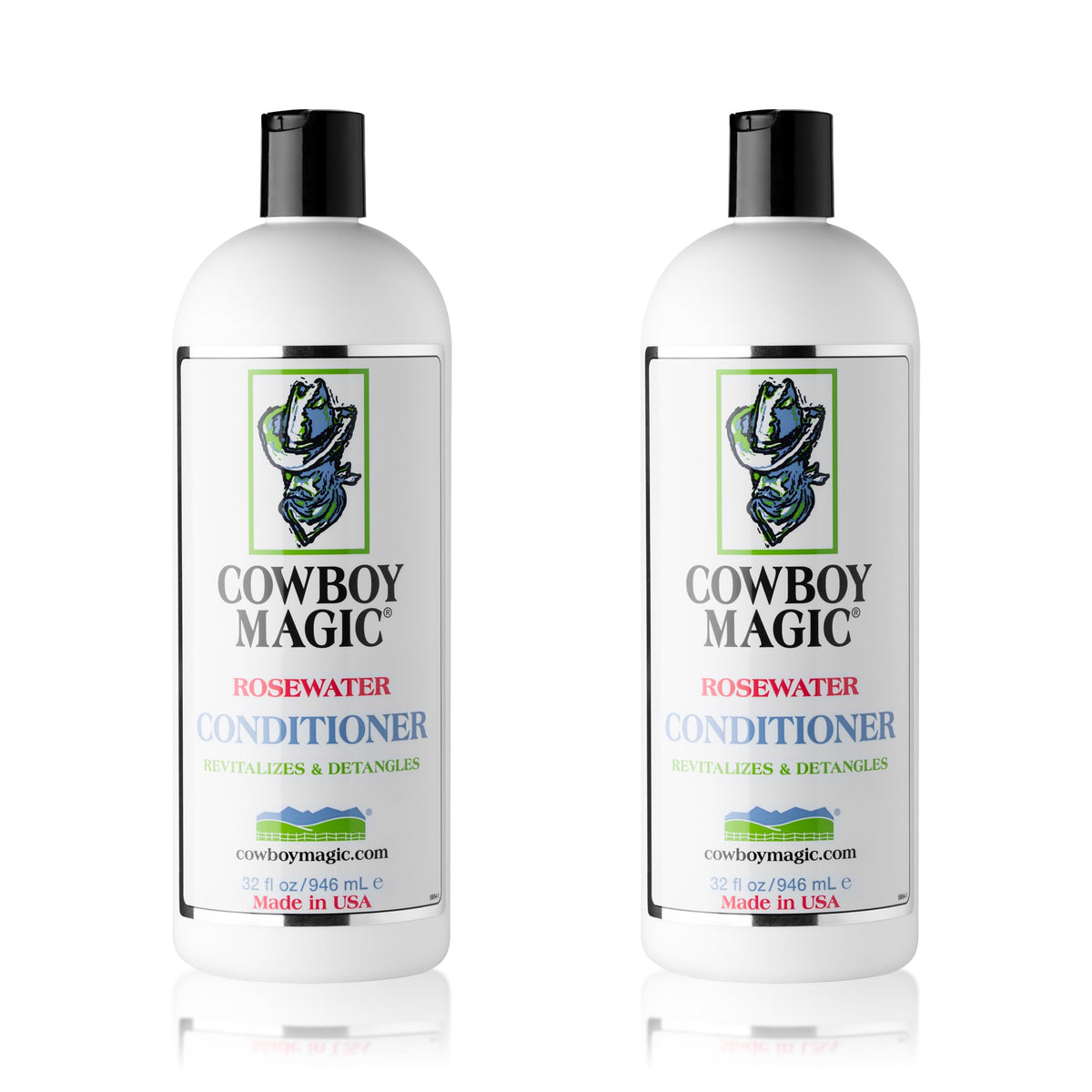 (2 Pack) Cowboy Magic Grooming Demineralizer Conditioner
