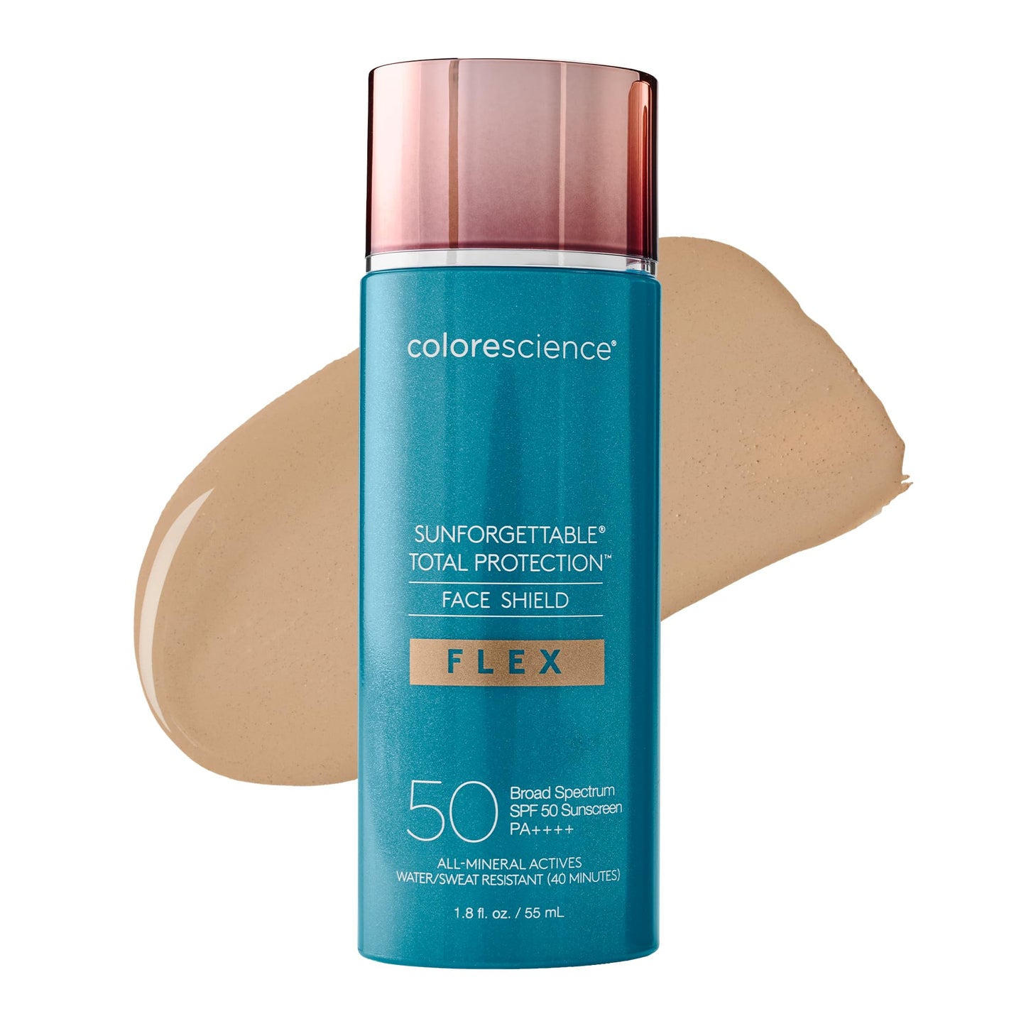 Colorescience FLEX Tinted Mineral Sunscreen SPF 50, Tone-Adapting Buildable Coverage with Zinc Oxide, Environmental Defense Against Blue Light Beauty & Personal Care Colorescience