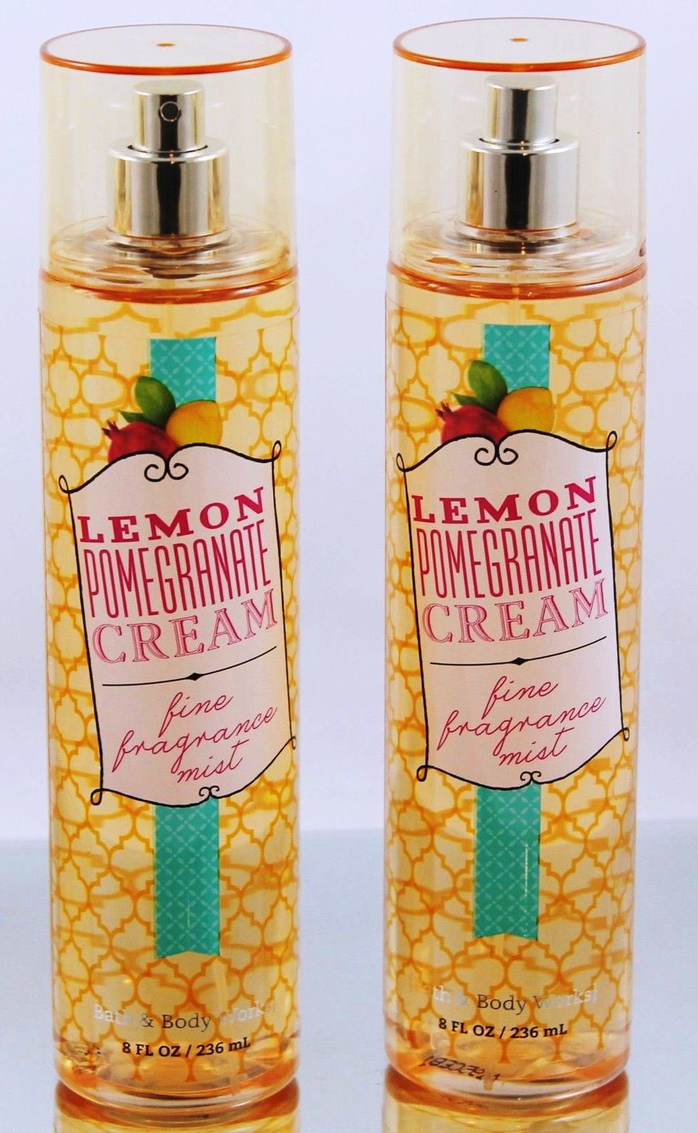 Bath & Body Works Lemon Pomegranate Cream Fine Fragrance Mist 8 Oz (Set of Two) Beauty & Personal Care Bath & Body Works