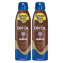 Banana Boat Dry Oil Tanning Spray Sunscreen SPF 15, 6oz | Protective Sun Tanning Oil with SPF 15 Sunscreen, Oxybenzone Free, 6oz each Twin Pack Beauty & Personal Care Banana Boat