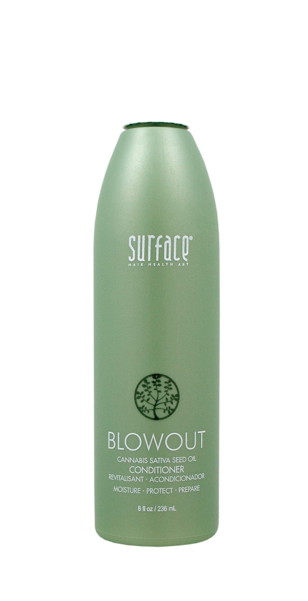 Surface Hair - Blowout Condtioner - Organic Ingredients for Women and Men, Heat-Resistant with Babassu Oil for Longer Lasting Blowouts - 8 fl oz Beauty & Personal Care SURFACE
