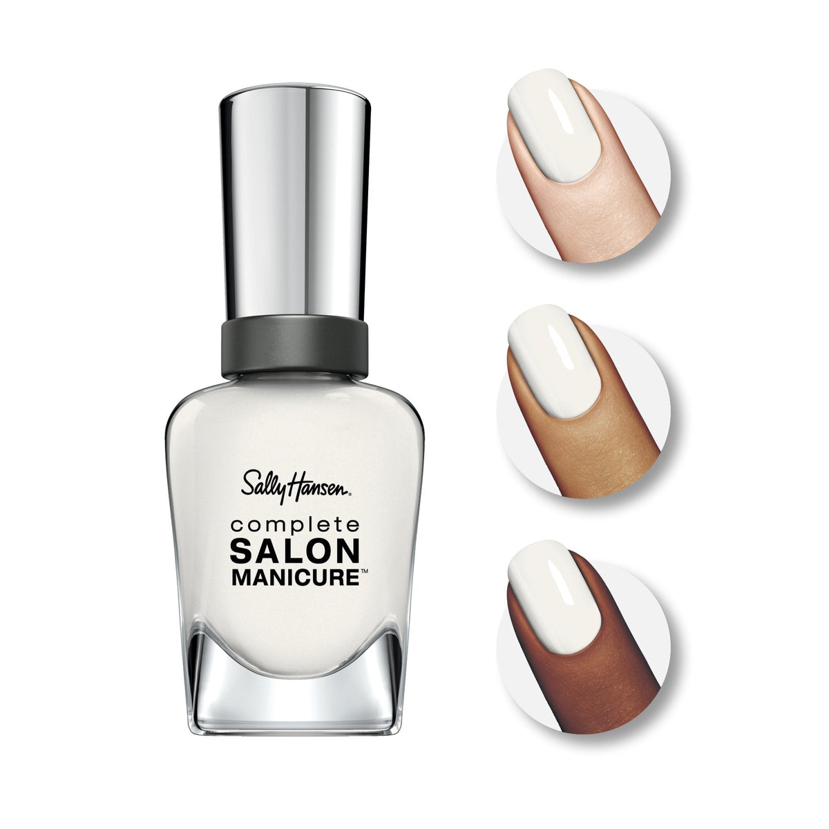 Sally Hansen Complete Salon Manicure Nail Polish | Multi-Benefit Nail Color | Strengthening Keratin Formula | 195 Let's Snow Beauty & Personal Care Sally Hansen