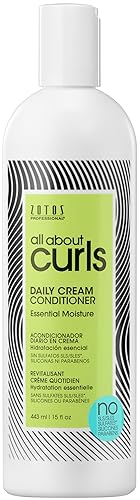 ALL ABOUT CURLS Daily Cream Conditioner Essential Moisture for All Curly Hair Types | Strengthens | 3X Resistance to Breaking | Cruelty-Free Beauty & Personal Care ALL ABOUT CURLS