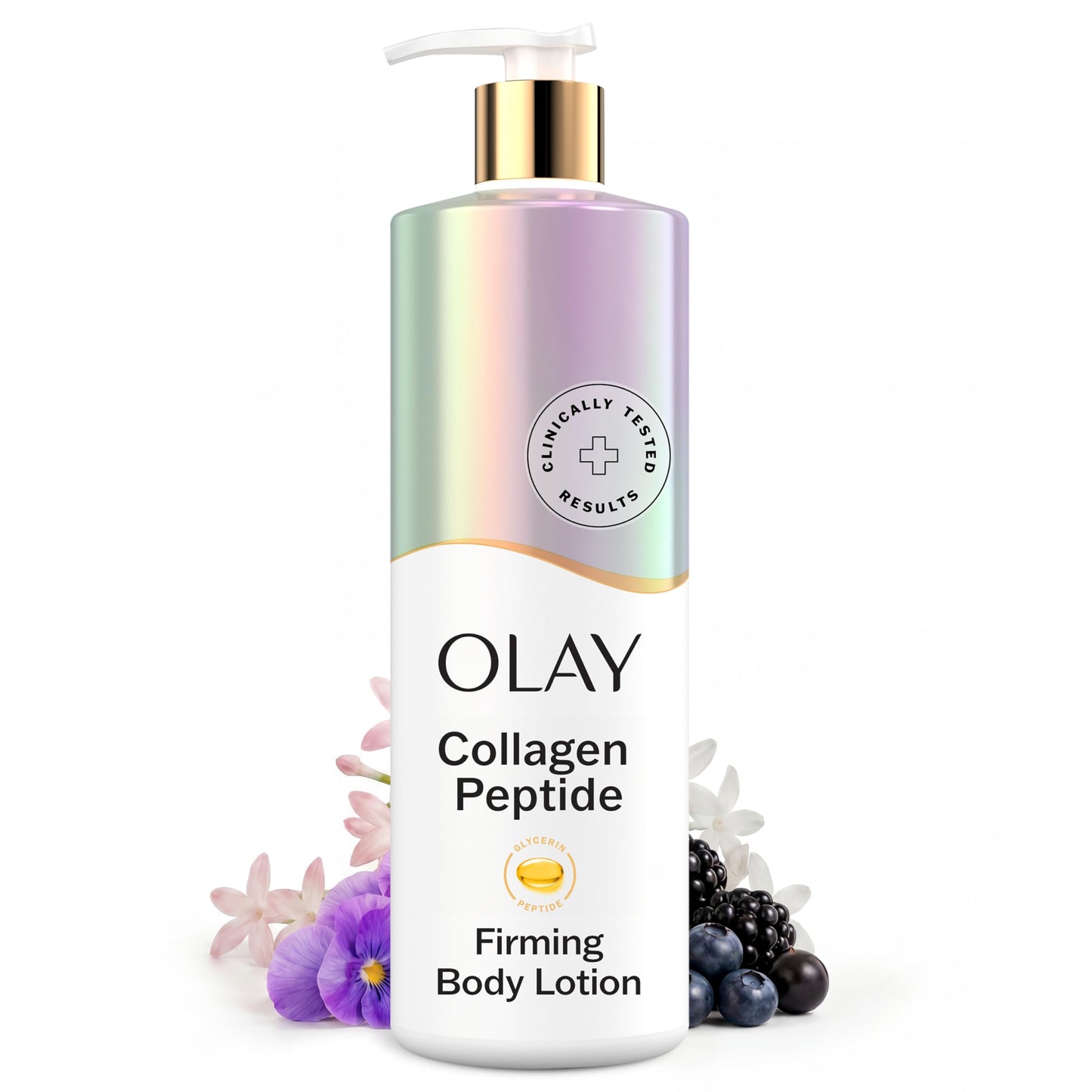 Olay Body Lotion for Women, Firming with Collagen Peptides Serum, Visibly Firmer Skin, 24hr Moisture & Hydration, Fast Absorbing Formula, Vitamin B3 Beauty & Personal Care Olay