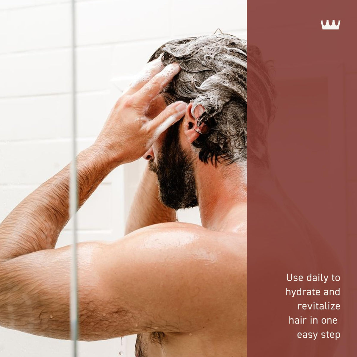 Cremo 2-in-1 Mens Shampoo & Conditioner, Bourbon & Oak, 16 Fl Oz