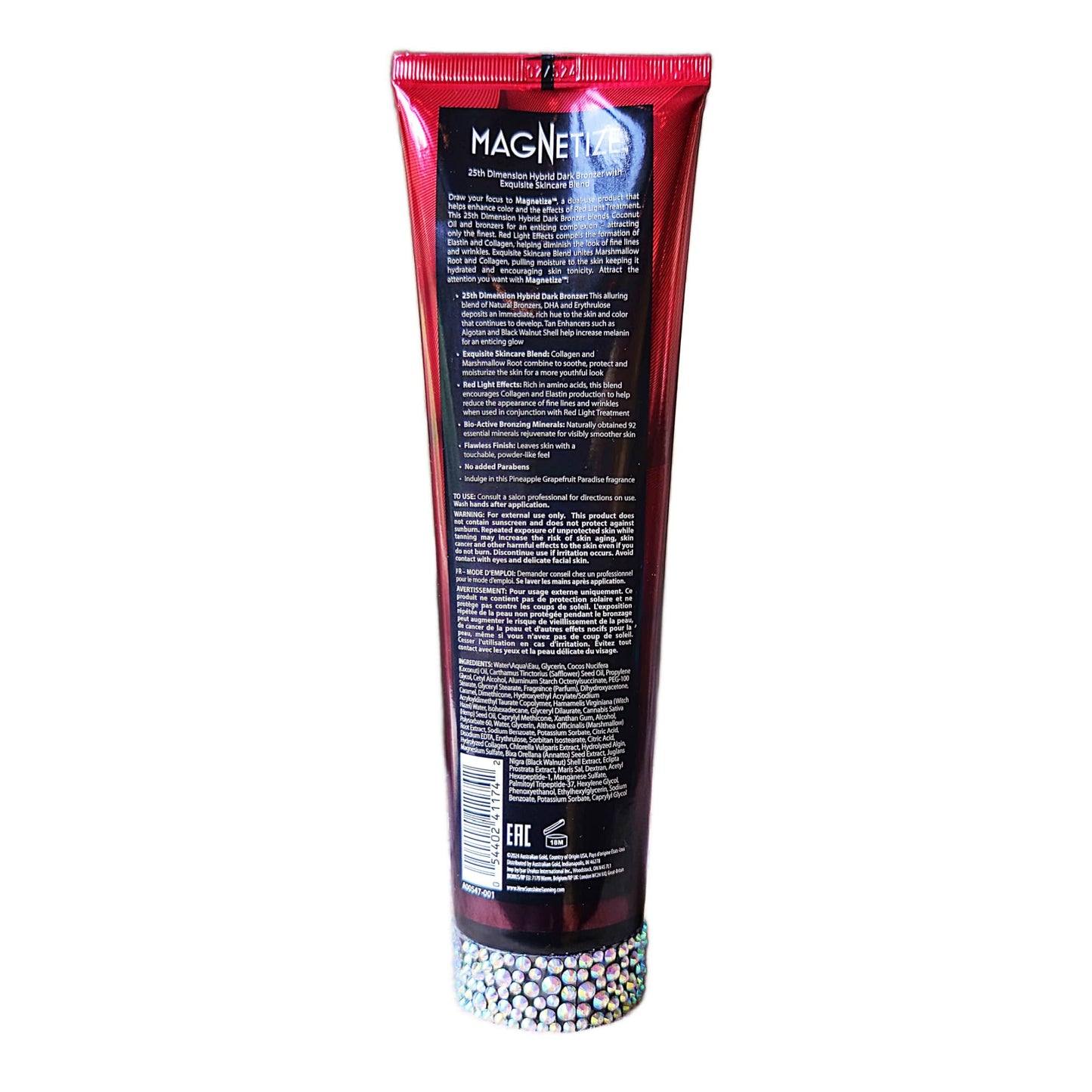 Australian Gold Magnetize 25th Dimension Hybrid Bronzer Tanning Lotion, 10 fl. oz, Red Beauty & Personal Care Australian Gold