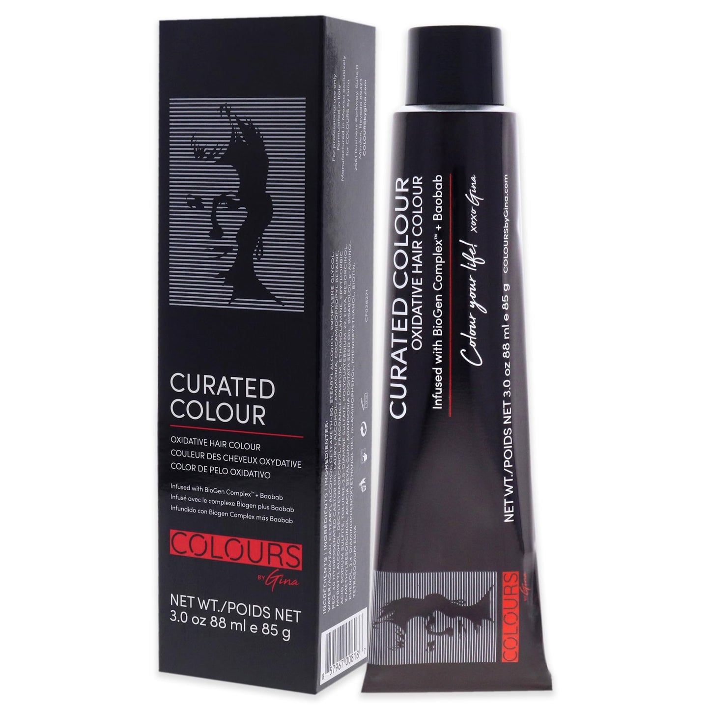 Colours By Gina Curated Colour - 8.1-8B Light Cool Blonde for Unisex - 3 oz Hair Color Beauty & Personal Care Colours By Gina
