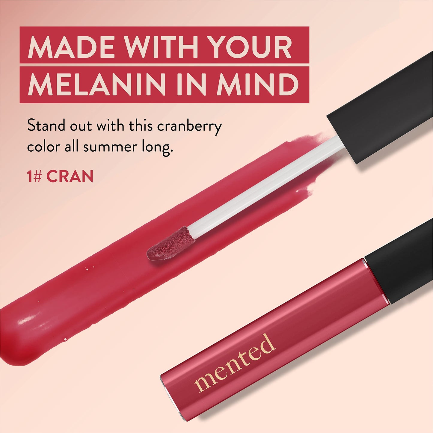Mented Cosmetics Lip Gloss for Women Tinted Lip Balm Stain, Long Lasting Buildable Moisturizing Lipgloss Lipstick Topper, Made in USA, Cruelty Free Beauty & Personal Care Mented