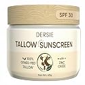 Dersie Tallow Sunscreen SPF 30 - Mineral UV Defense with Non-Nano Zinc Oxide - Face & Body Sun Protection for Adults & Kids (2.12 Ounce (Pack of 1)) Beauty & Personal Care Dersie
