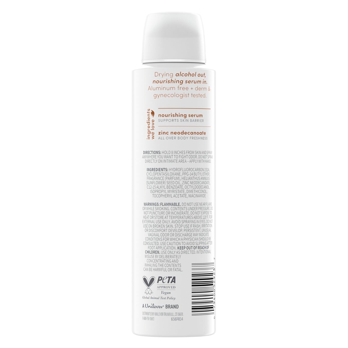 Dove Whole Body Deodorant Spray for Women, Alcohol Free, Scent: Coconut Vanilla, 4 oz Beauty and Personal Care Dove