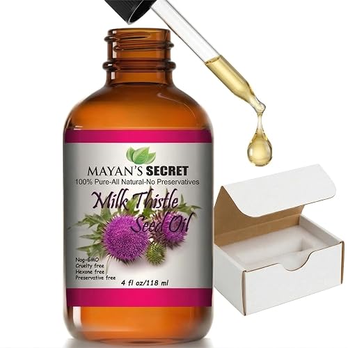 Mayan's Secret Milk Thistle Seed Oil Pure Cold Pressed Rich in Vitamin E and for Aging Skin Beauty & Personal Care Mayan's Secret