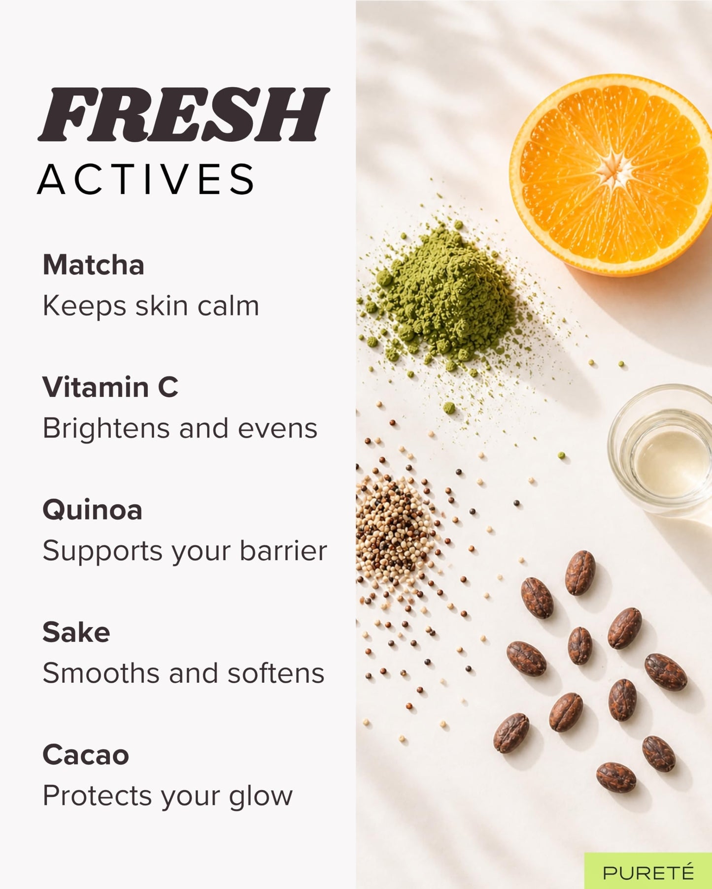 Pureté Greenwash Dew Essence Infused with ECOCERT Matcha & Fermented Sake | Anti-Oxidant Hydrating Treatment Toner for Post-Cleansed Skin | Made in Beauty & Personal Care Pureté