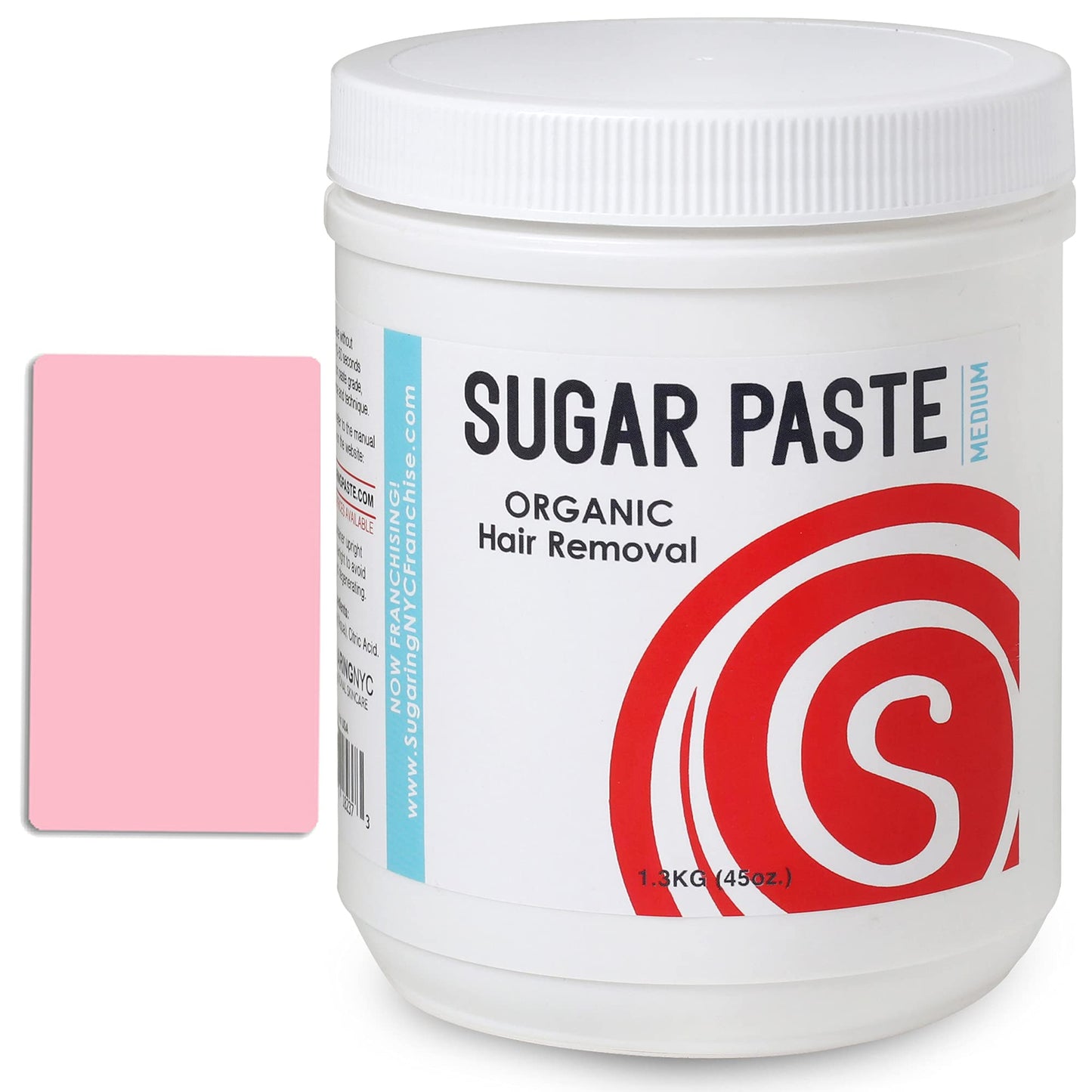 Sugaring NYC Brazilian Bikini Sugaring Paste - Medium, 45 Fl Oz, For Various Hair Types, Unisex, Hair Removal Paste Beauty and Personal Care Sugaring NYC