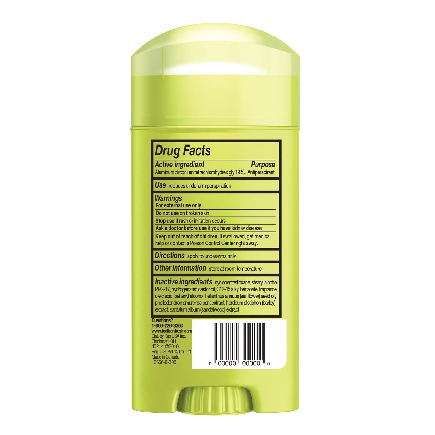 Ban Invisible Solid Deodorant, Sweet Simplicity - 2.6 oz - 2 pk Beauty and Personal Care Ban