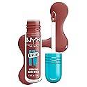 NYX PROFESSIONAL MAKEUP Lip IV Hydrating Glossy Lip Stain, Long-Lasting, Tinted, Vegan Formula with 12 HR Hydration - Hydra Honey (Brown) Beauty & Personal Care NYX PROFESSIONAL MAKEUP